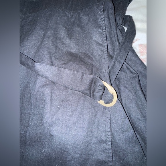 Black Dress With Belt - Picture 5 of 6